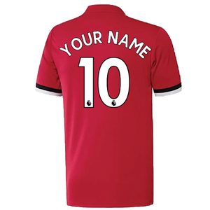 Manchester United 2017-18 Home Shirt ((Excellent) L) (Your Name)_2