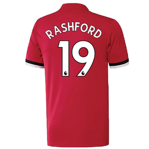 Manchester United 2017-18 Home Shirt ((Excellent) S) (Rashford 19)_2