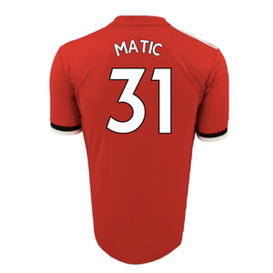 Manchester United 2017-18 Home Shirt (Excellent) (Matic 31)_1