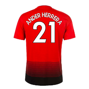 Manchester United 2018-19 Home Shirt (2XL) (Very Good) (Ander Herrera 21)_1