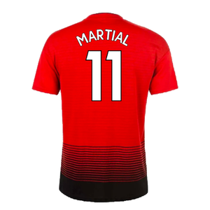 Manchester United 2018-19 Home Shirt (M) (Excellent) (Martial 11)_1