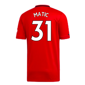 Manchester United 2019-20 Home Shirt (XL) (Very Good) (Matic 31)_1