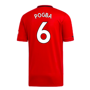 Manchester United 2019-20 Home Shirt (XL) (Very Good) (Pogba 6)_1