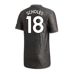 Manchester United 2020-21 Away Shirt (Mint) (SCHOLES 18)_1