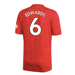 Manchester United 2020-21 Home Shirt (Very Good) (EDWARDS 6)_1