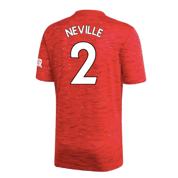 Manchester United 2020-21 Home Shirt (Very Good) (NEVILLE 2)