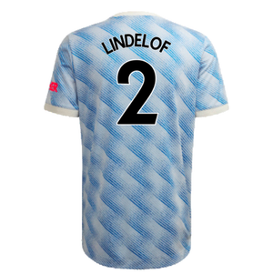 Manchester United 2021-22 Away Shirt (XL) (Mint) (LINDELOF 2)_1