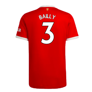 Manchester United 2021-22 Home Shirt (XL) (Good) (BAILLY 3)_1