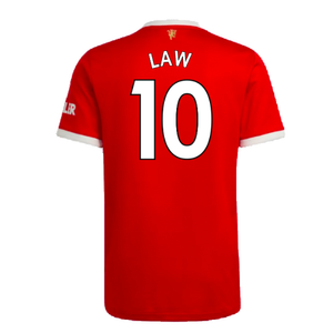 Manchester United 2021-22 Home Shirt (XL) (Good) (LAW 10)_1