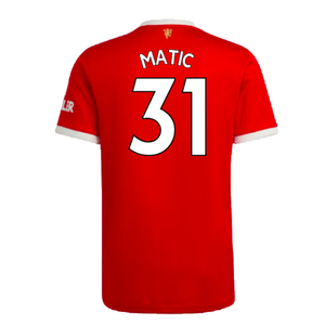 Manchester United 2021-22 Home Shirt (XL) (Good) (MATIC 31)_1