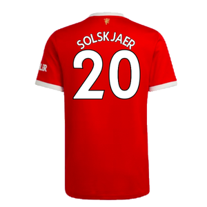 Manchester United 2021-22 Home Shirt (XL) (Good) (SOLSKJAER 20)_1