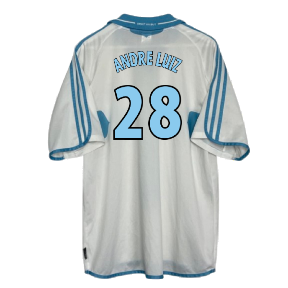 Marseille 2000-01 Home Shirt (XL) (Very Good) (Andre Luiz 28)_1