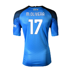 Napoli 2022-23 Home Shirt (XL) (Excellent) (M.Olivera 17)_1