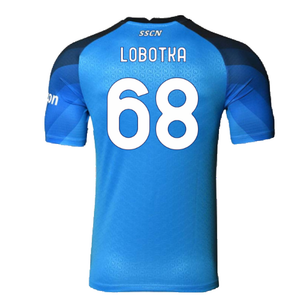 Napoli 2022-23 Player Issue Home Shirt (S) (Very Good) (Lobotka 68)_1