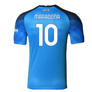 Napoli 2022-23 Player Issue Home Shirt (L) (Excellent) (Maradona 10)_1