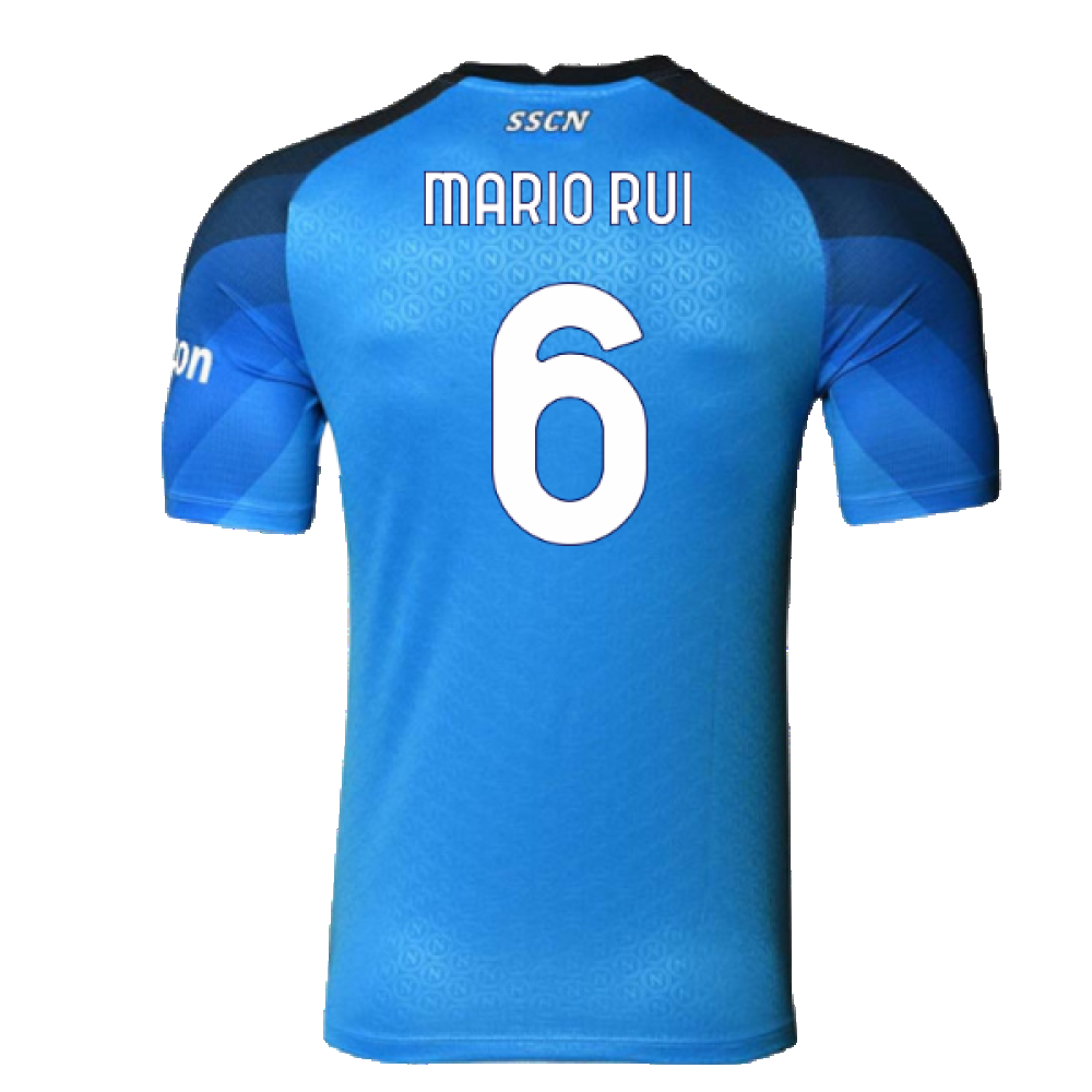 Napoli 2022-23 Player Issue Home Shirt (3XL) (Mario Rui 6) (Excellent)_1