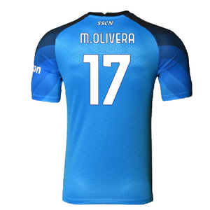 Napoli 2022-23 Player Issue Home Shirt (XXL) (Excellent) (M.Olivera 17)_1