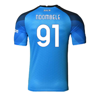 Napoli 2022-23 Player Issue Home Shirt (XL) (Good) (Ndombele 91)_1