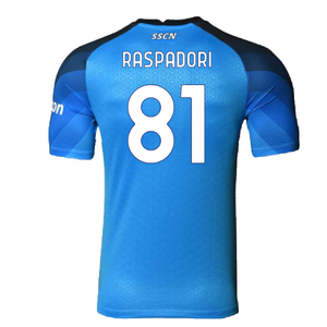 Napoli 2022-23 Player Issue Home Shirt (L) (Very Good) (Raspadori 81)_1