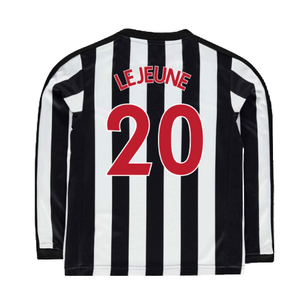 Newcastle United 2017-18 Long Sleeve Home Shirt (Sponserless) (L) (Lejeune 20) (Very Good)_1