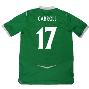 Northern Ireland 2008-09 Home Shirt (L) (Very Good) (Carroll 17)_1