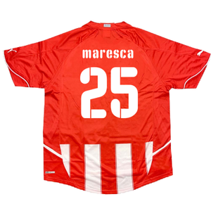 Olympiakos 2010-11 Home Shirt (M) (Good) (Maresca 25)_1