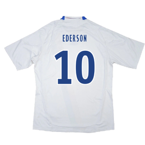 Olympique Lyon 2010-11 Home Shirt (Good) (Ederson 10)_1