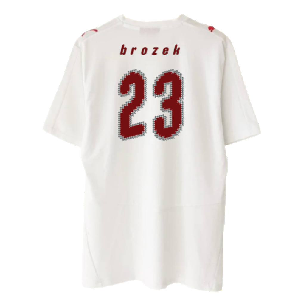 Poland 2008-09 Home Shirt (XXL) (Excellent) (Brozek 23)_1