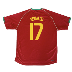 Portugal 2006-08 Home Shirt (XL) (Excellent) (RONALDO 17)_1