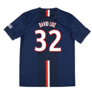 PSG 2014-15 Home Shirt (L) (Good) (David Luiz 32)_1