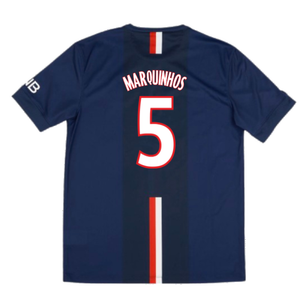 PSG 2014-15 Home Shirt (L) (Good) (Marquinhos 5)_1