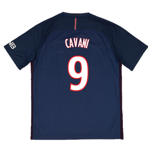 PSG 2016-17 Home Shirt (L) (Excellent) (Cavani 9)_1