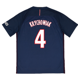 PSG 2016-17 Home Shirt (L) (Excellent) (Krychowiak 4)_1