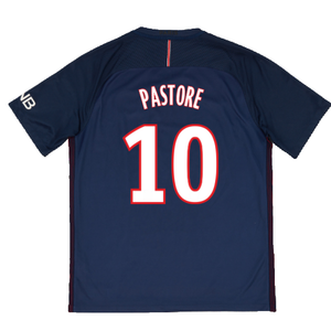 PSG 2016-17 Home Shirt (M) (Good) (Pastore 10)_1