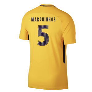 PSG 2017-18 Away Shirt (S) (Fair) (Marquinhos 5)_1