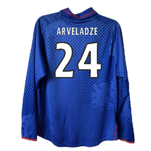 Rangers 2002-2003 Long Sleeved Home Shirt (XL) (Excellent) (Arveladze 24)_1