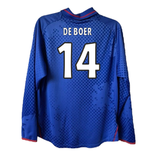 Rangers 2002-2003 Long Sleeved Home Shirt (XL) (Excellent) (De Boer 14)_1