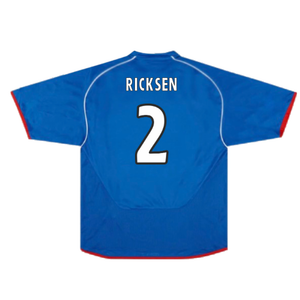 Rangers 2005-06 Home Shirt (Very Good) (RICKSEN 2)_1