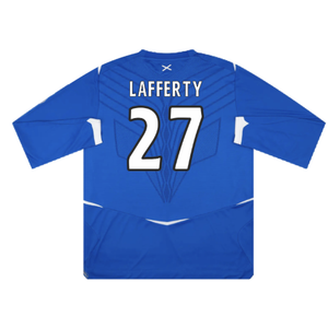 Rangers 2008-09 Home L/S Shirt (M) (Excellent) (Lafferty 27)_1