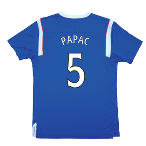 Rangers 2011-12 Home Shirt (L) (Very Good) (Papac 5)_1