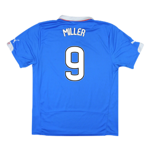 Rangers 2014-15 Home Shirt ((Excellent) L) (Miller 9)_2