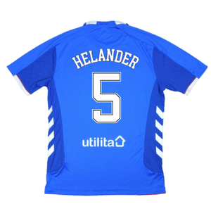 Rangers 2018-19 Home Shirt ((Excellent) L) (Helander 5)_2