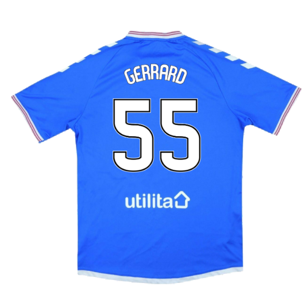 Rangers 2019-20 Home Shirt (Very Good) (Gerrard 55)_1