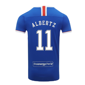 Rangers 2020-21 Home Shirt (S) (ALBERTZ 11) (Excellent)_1