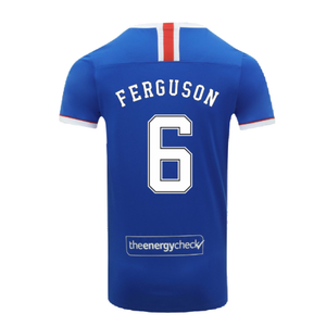 Rangers 2020-21 Home Shirt (S) (FERGUSON 6) (Excellent)_1