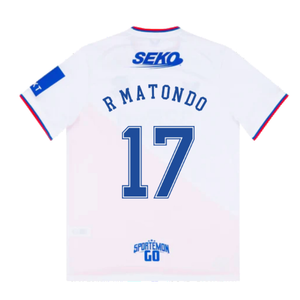 Rangers 2022-23 Away Shirt (L) (R MATONDO 17) (Mint)_1