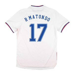 Rangers 2022-23 Away Shirt (Sponsorless) (M) (R MATONDO 17) (Excellent)_1