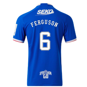 Rangers 2022-23 Home Shirt (XL) (Excellent) (FERGUSON 6)_1