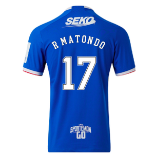 Rangers 2022-23 Home Shirt (3XL) (R MATONDO 17) (Mint)_1