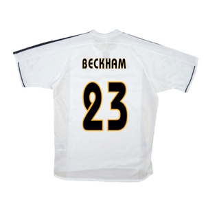 Real Madrid 2003-04 Home Shirt (XL) (Good) (Beckham 23)_1